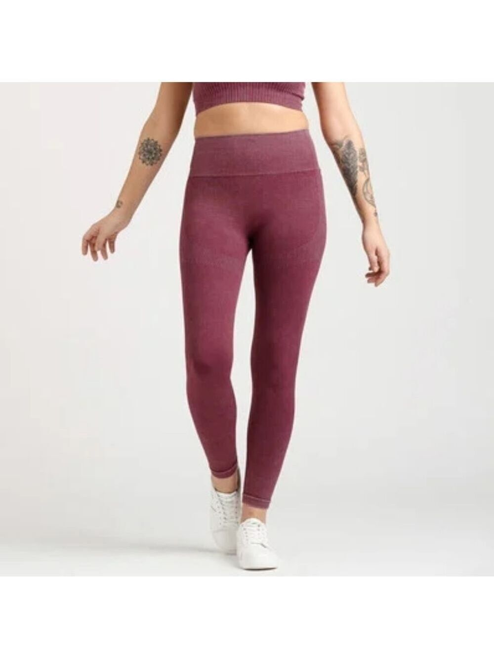 1X • GRAND BEACH CLUB• Washed Rib Seamless Leggings